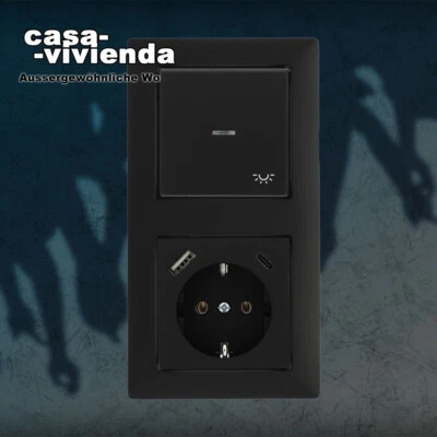 AWK (KLEIN) KLEIN K55® BBblack® Schwarz Matt passend zu BUSCH-JAEGER balance® SI