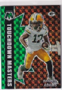 Panini Football NFL Mosaico 2021 Mappa TM-2 Davante Adams Verde Prizm Touchdown - Foto 1 di 2