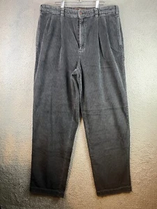 Vintage Abercrombie Fitch Hose Herren 34x34 grau Cord 90s Y2K Baggy Surfer braun - Bild 1 von 10