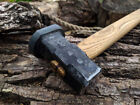 Hand Forged Hammer. 3.5 lb Double round riveting hammer. Blacksmith hammer. tool