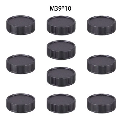 10pcs Rear Lens Cap Cover for Leica L39 M39 39mm Screw Mount Black - Image 1 of 4