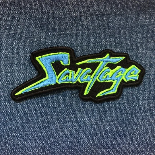 SAVATAGE embroidered patch Fates Warning Sanctuary Agent Steel Virgin Steele - Image 1 of 1