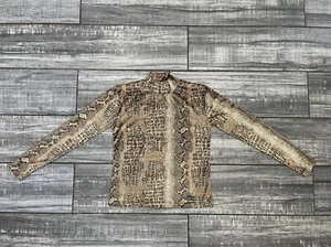 Vintage GIANNI VERSACE Snake Sweatshirt Shirt size small - Picture 1 of 14