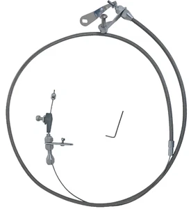 Mercury C6 Stainless Steel Kick Down Cable Transmission Kickdown C-6 Detent Ford - Bild 1 von 1