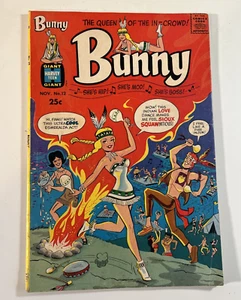 Bunny #12 Harvey Comics Teen (1969) "The Queen.." (Controversial Rare Cover) - Picture 1 of 4