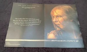 SPIDERMAN 2 - 2004 Oscar ad with Kirsten Dunst as Mary Jane Watson & THE AVIATOR - Picture 1 of 2