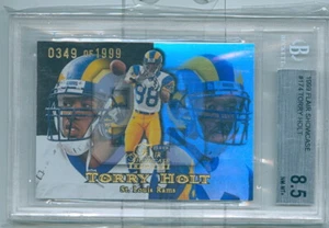 1999 99 Fleer Flair Showcase Rookie Torry Holt #174 NM MINT BGS 8.5 #d/1999 - Picture 1 of 2