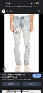 Ksubi Chitch Washed Out Size 32 - Picture 1 of 3