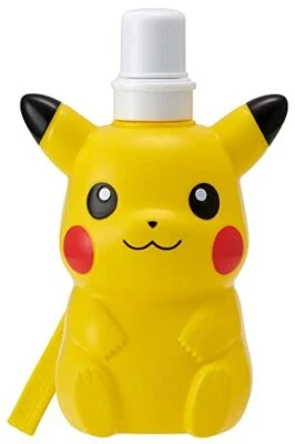 Skater Kids Water Bottle Direct Drinking 480ml Die Cut Pikachu 21 PBSD5-A Japan - Image 1 of 4