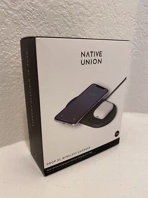 Cargador inalámbrico Native Union Drop XL - Almohadilla de carga rápida multidispositivo de 7,5 W Foto 1 de 4