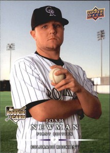 2008 Upper Deck First Edition Baseball #283 Josh Newman RC