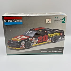 Monograma #28 Davey Allison Havoline Ford Thunderbird Escala 1:24 Modelo Kit Nuevo - Imagen 1 de 3
