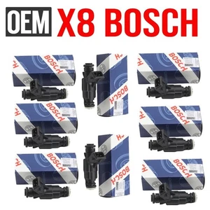 NEW X8 BOSCH 62518 Fuel Injectors 0280155744 For Mercedes W163 W140 W210 W220 - Imagen 1 de 2