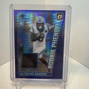 2024 Panini Donruss Optic - Rookie Phenom Ja'Tavion Sanders #RPB-JSS Blue Hyper - Picture 1 of 2