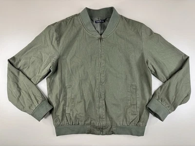 Jaqueta Bombardeiro Brandy Melville Feminina de Lona Tamanho Único Verde Militar GORPCORE - Imagem 1 de 4