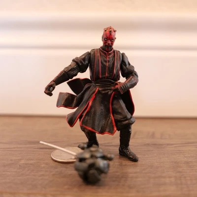 星球大战达斯·摩尔·西斯训练幻影威胁 2002 42 可动人偶散装 — 第 1/3 张图片