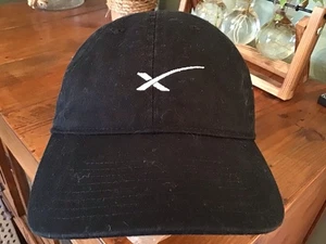 New SPACEX Logo Hat Cap, BLACK, StrapBack - Picture 1 of 5
