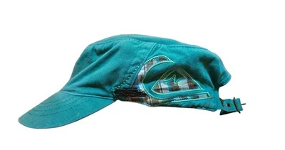 Sombrero de campamento vintage Y2K Quicksilver para niños - azul verdoso - se adapta a adultos Foto 1 de 4