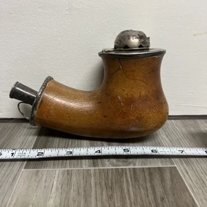 Antique Early German Meerschaum Tobacco Pipe Bowl 19th Century 1800's Lap Pipe - Picture 1 of 24