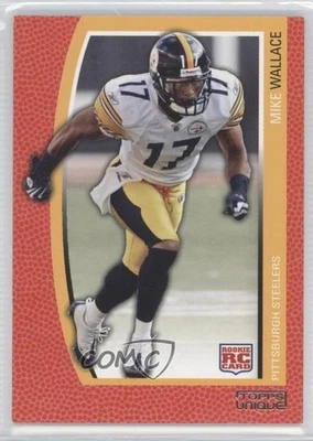 2009 Topps Unique Red Premier /799 Mike Wallace #174 Rookie RC - Image 1 of 2