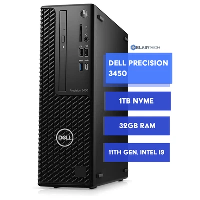 Dell Precision Workstation Desktop - 11th Gen i9 | 32GB RAM 1TB NVMe Windows 11 - Image 1 of 4