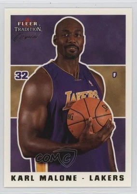 2003-04 Fleer Tradition Crystal /175 Karl Malone #158 HOF - Image 1 of 2