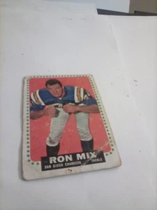Tarjeta Topps 1964 Ron Mix #168 Salón de la fama San Diego Chargers envío gratuito - Imagen 1 de 2