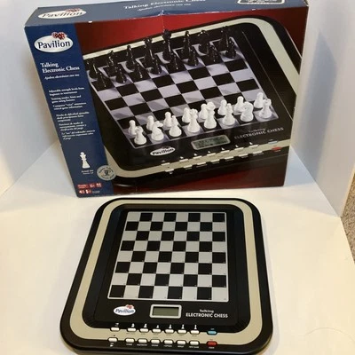 Toys R US Pavilion Electronic Talking Chess Game Model TR115 Tested and Working  - Image 1 of 4