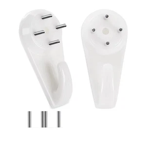 40 perchas para cuadros, ganchos de pared de hormigón/yeso/duro, para colgar cuadros, 2704 - Imagen 1 de 7