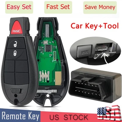 Llavero + programador para Dodge Grand Caravan Chrysler Town & Country 2008-2014 Foto 1 de 4