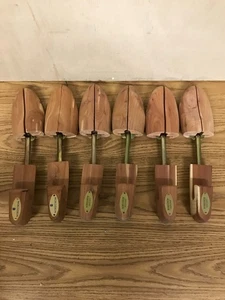 Nordstroms Wood Shoe Trees Men's Size Large Keeper Stretcher Form Wooden Shaper - Picture 1 of 7