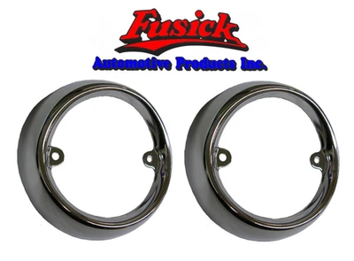1954-1955 Oldsmobile 88 98 Back Up Light Chrome Bezel Set 1958 Chevy Wagon - Изображение 1 из 2