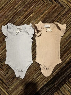 Conjunto Body Nicole Miller Bebé Niña - Paquete de 2 - Talla 3-6 Meses Foto 1 de 3