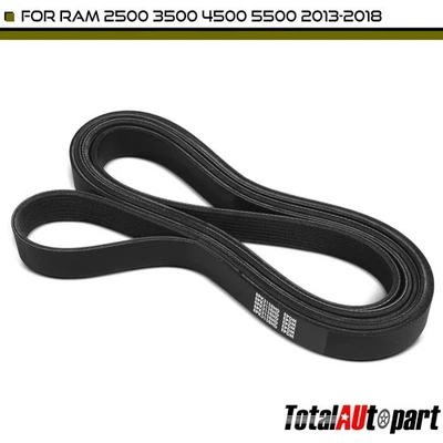 Cinturón serpentino de alta resistencia de 124,31" 8 costillas para Ram 2500 3500 5500 4500 2013-2018 Foto 1 de 4