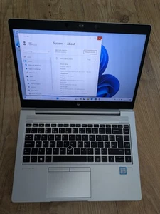 HP Elitebook 840 G5 Core i5 8350U 1.90GHz 12GB RAM 256GB SSD 14.1" Full HD 6329 - Picture 1 of 8