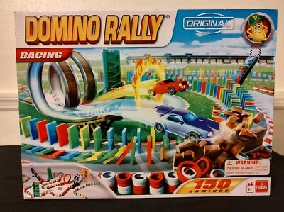 Domino Rally Racing Set Golias Games Original 150 Peças Conjunto Completo 80852 2011 - Imagem 1 de 4