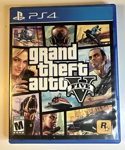 Grand Theft Auto V - Sony Playstation 4 komplett mit Handbuch und Karte - Bild 1 von 4