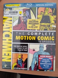 WATCHMEN The complete motion comic 12 episodes BLURAY region A ships from Mexico - Imagen 1 de 8