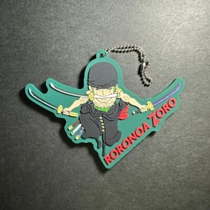 E145 Roronoa Zoro Japanese One Piece Ichiban Kuji Rubber Keychain 3" - Bild 1 von 2