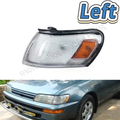 Luz de giro de la esquina delantera izquierda para Toyota Corolla AE100 E100 AE101 1993-97 Foto 1 de 4