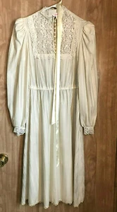 Vestido vintage Jerry Lee New York, blanco roto - Imagen 1 de 11