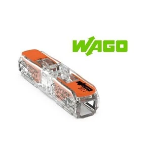 10 Stück WAGO 221-2411 Durchgangsverbinder Klemme 2 Leiter bis 4 mm² Hebel - Bild 1 von 3
