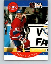 1990-91 Pro Set #152 Stephan Lebeau NM-MT RC Rookie Canadiens
