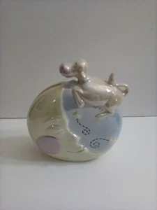 Burnes of Boston "Cow Jumped Over the Moon" Porcelain Bank - Picture 1 of 4