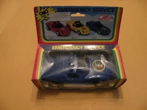 MODELLINO AUTO EMERGENCY SERVICE BLU IN CONDIZIONI OTTIME (BOX) - Imagen 1 de 1