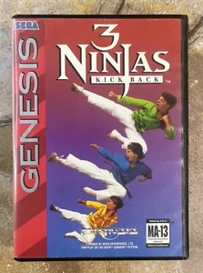 3 Ninja Kick Back - Sega Genesis - CIB **AUTENTICI** - Foto 1 di 16