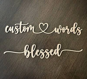 Custom Wood Names Sign Letters for Nursery Sign Crib Sign Nursery Decor Letters  - Picture 1 of 5