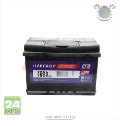 Batteria avviamento Fast per CHEVROLET ORLANDO CAPTIVA CRUZE FORD GRAND C-MAX  P - Immagine 1 di 4