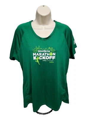 Camiseta deportiva verde XL para mujer NYRR Poland Spring Marathon 2018 Foto 1 de 4