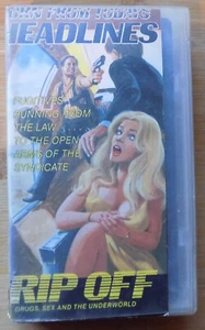 Abzocke - Cut Box im Plastikkoffer Rarität OOP VHS - Michael Benet, Barbara Bourbon - Bild 1 von 3
